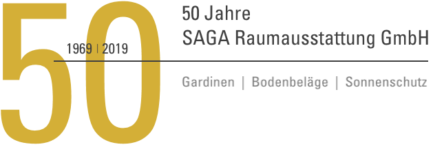 Logo / SAGA Raumausstattung ist Spezialist für Gardinen, Bodenbelag, Sonnenschutz, Markisen, Pergola, Rolladen, Insektenschutz und Wasserschaden in Aschaffenburg